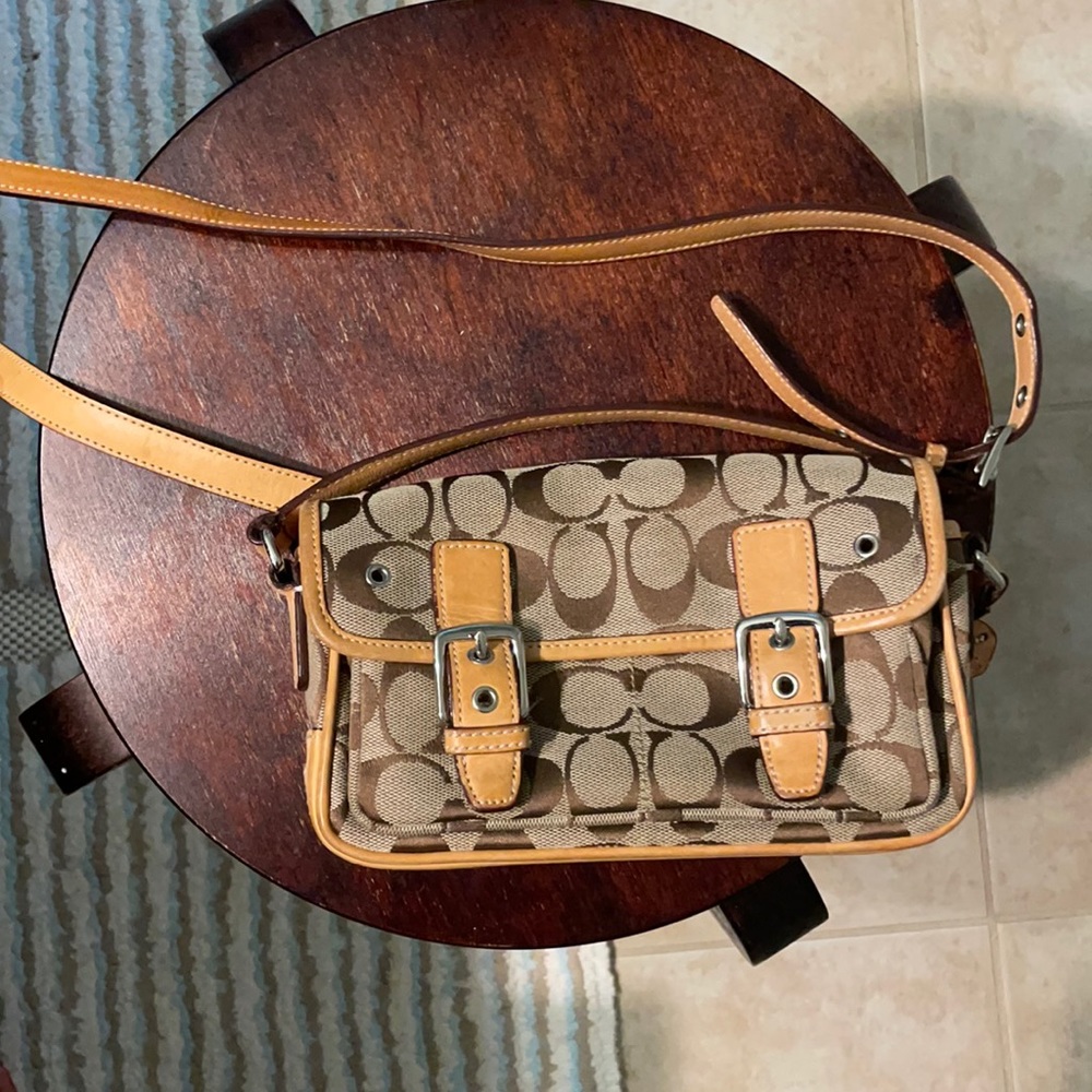 Coach cross body purse